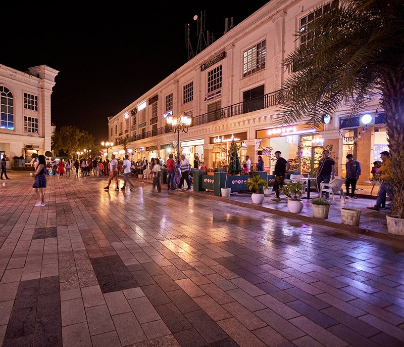 Model unit living area