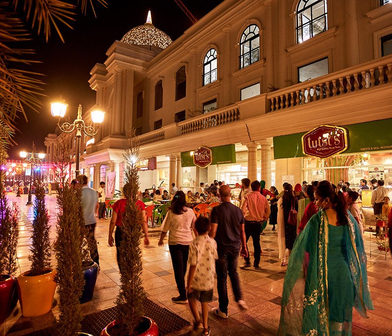 Night view — illuminated